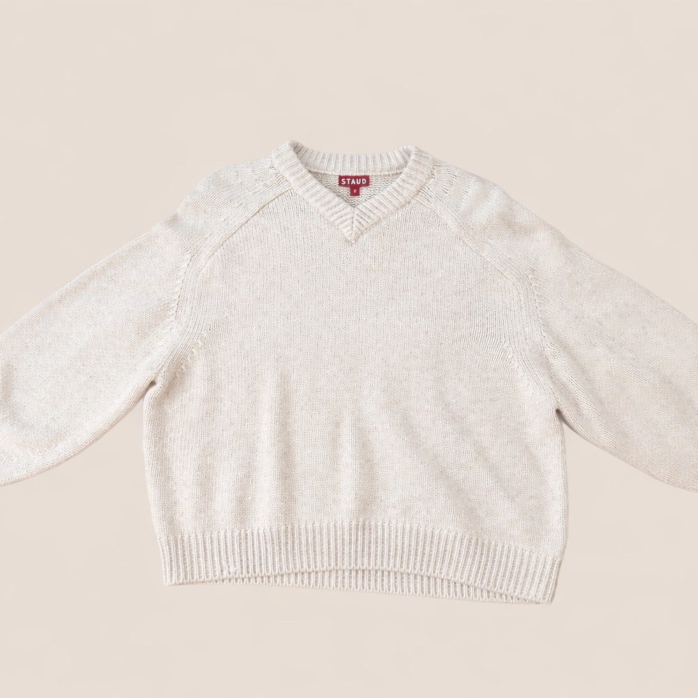 STAUD Cream Sweater